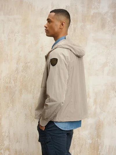 BLAUER - IRIDESCENT JACKET HARRY BEIGE