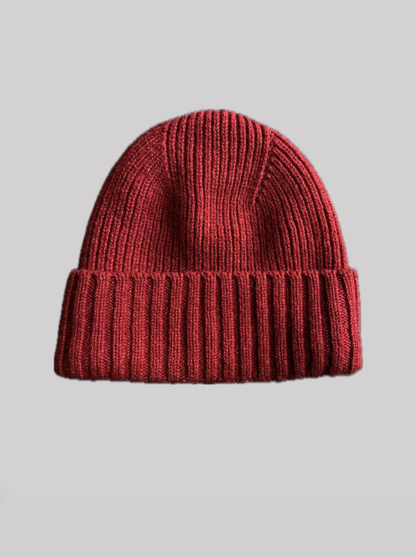 ORIGIN - FURROW BEANIE (RUSSET RED)