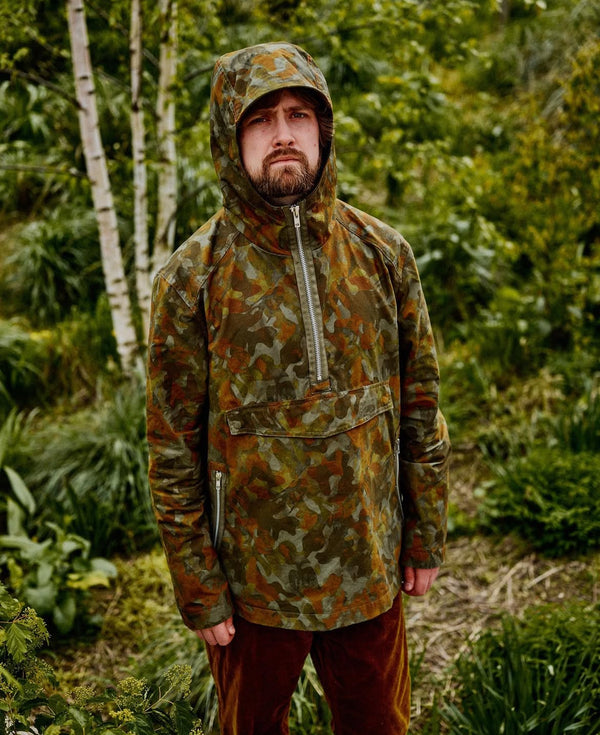 FUZZ - DALLAS SMOCK JACKET FOREST CAMO