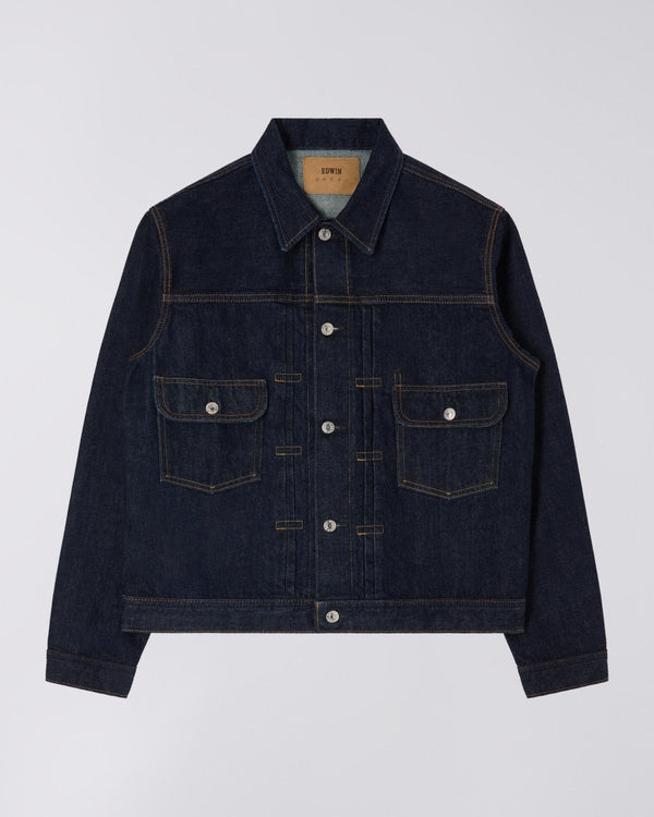 EDWIN - DENIM JACKET BLUE RINSED