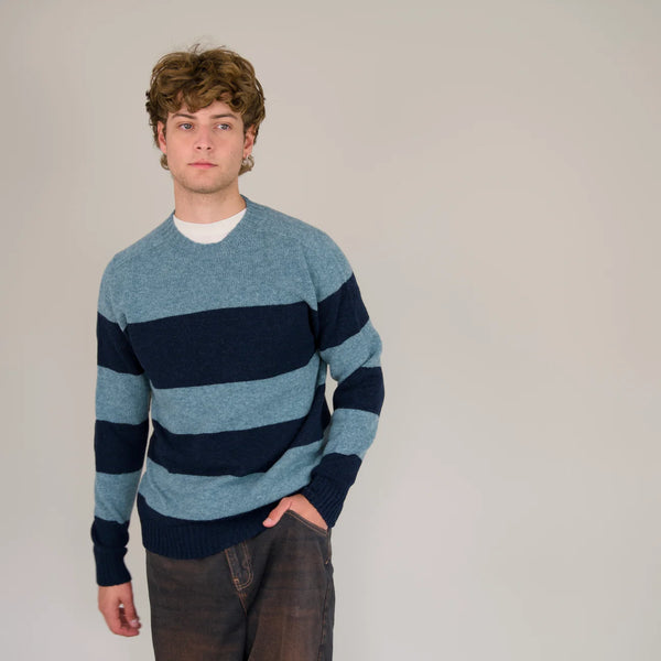 ORIGIN SEAMLESS CREW (STRIPED COSMOS)