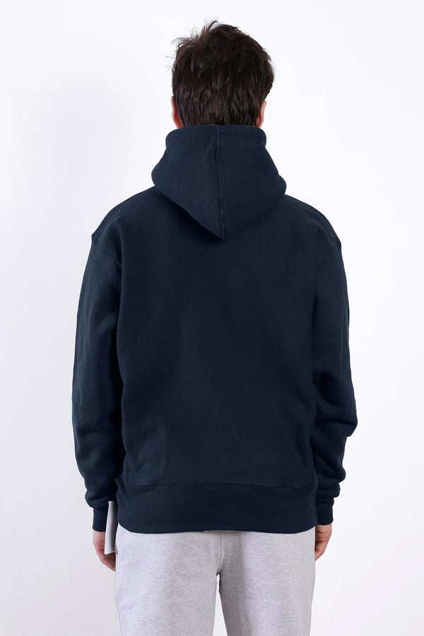 POWER GOODS - SUPER WEIGHT HOODIE NAVY BLUE