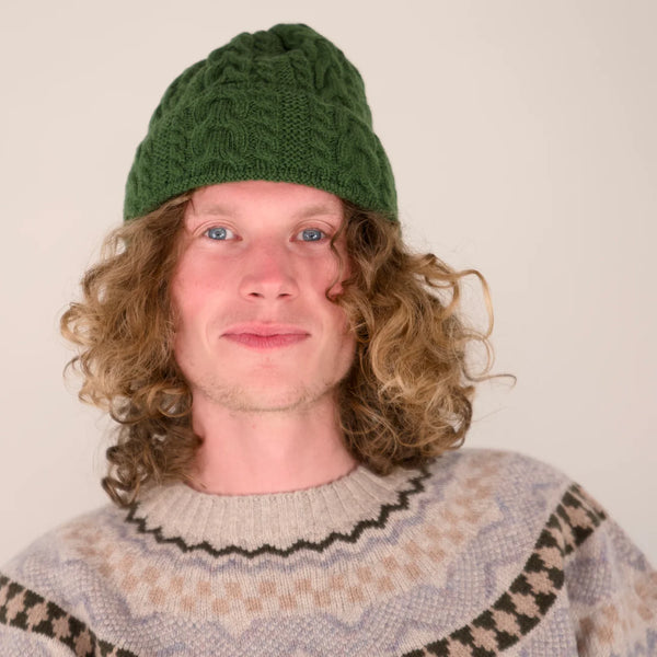 ORIGIN - MERINO ABBEY HAT (MATCHA)