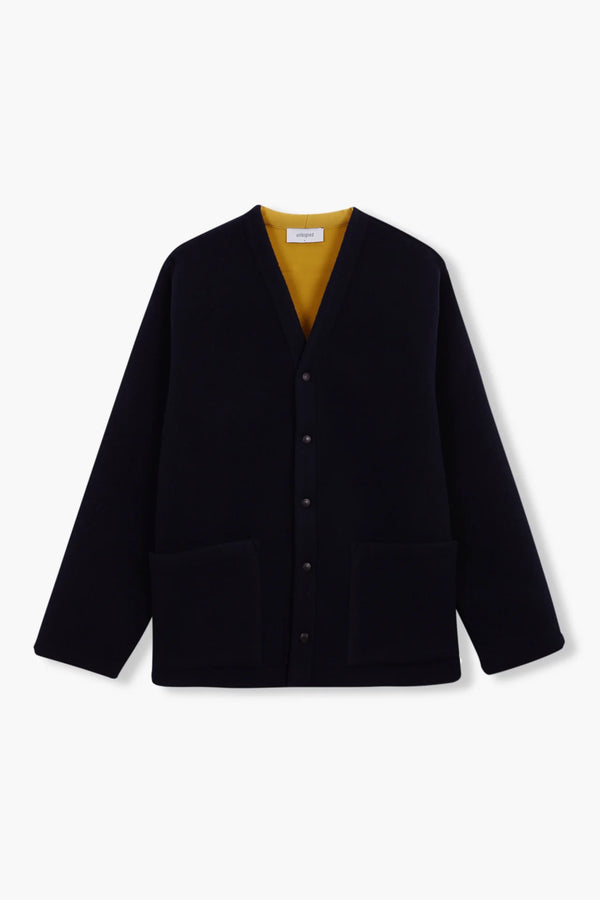 UNFEIGNED - WINTER CARDIGAN NAVY