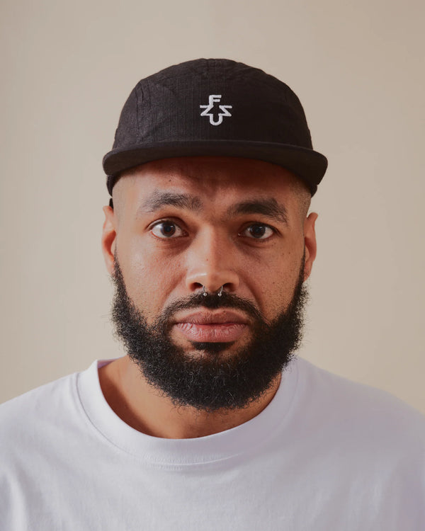 FUZZ - 5 PANEL CAP (BLACK)