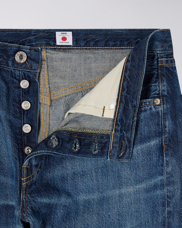 EDWIN - REGULAR TAPERED RED SELVAGE BLUE DARK USED