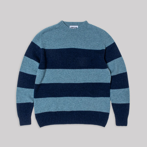 ORIGIN SEAMLESS CREW (STRIPED COSMOS)