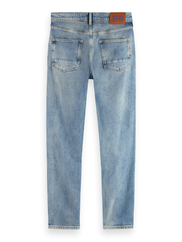 SCOTCH & SODA - ESSENTIALS RALSTON ORGANIC COTTON JEANS AQUA BLUE