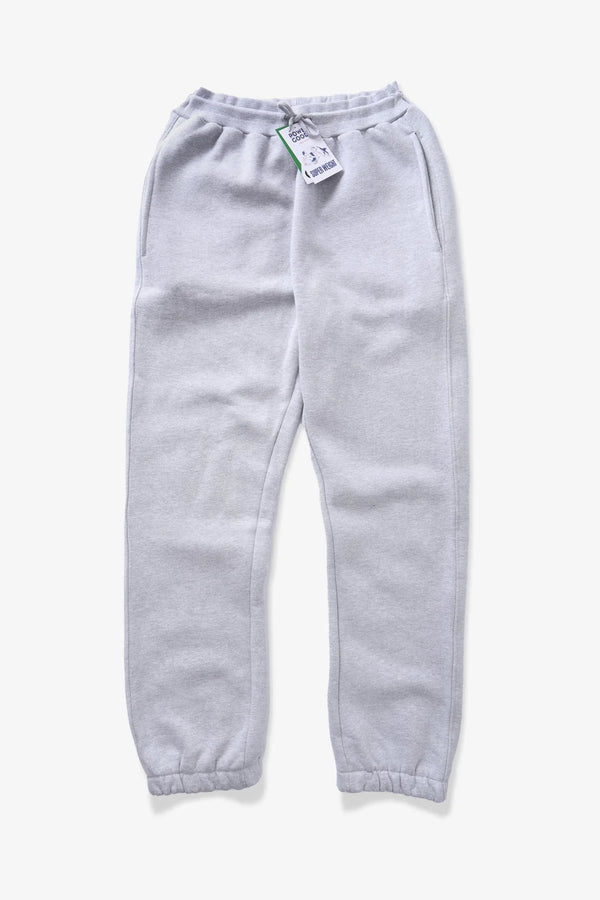 POWER GOODS - SUPER WEIGHT SWEATPANTS HEATHER GREY