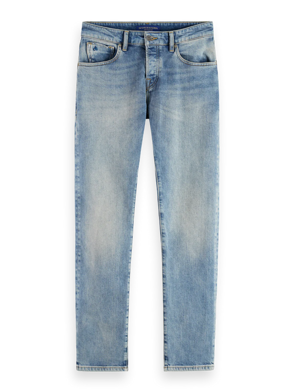 SCOTCH & SODA - ESSENTIALS RALSTON ORGANIC COTTON JEANS AQUA BLUE