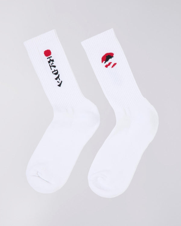 EDWIN - KAMIFUJI SOCKS (WHITE)