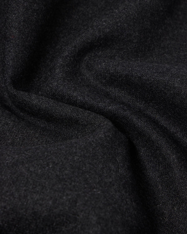 EDWIN - MAC WOOL COAT (DARK GREY MARL)