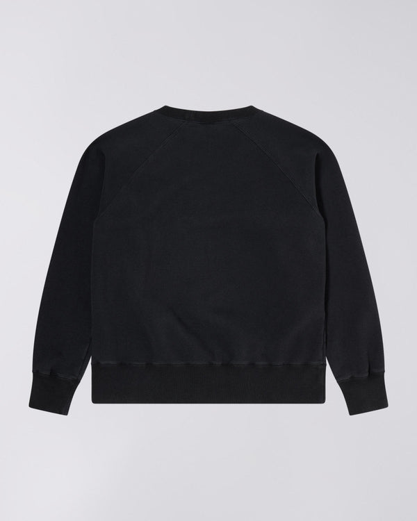 EDWIN - RAGLAN SLEEVE CREW BLACK