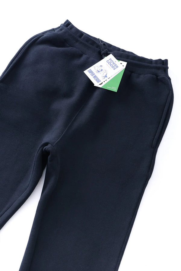 POWER GOODS - SUPER WEIGHT SWEATPANTS NAVY BLUE