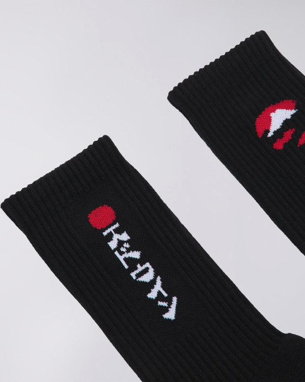 EDWIN - KAMIFUJI SOCKS (BLACK)