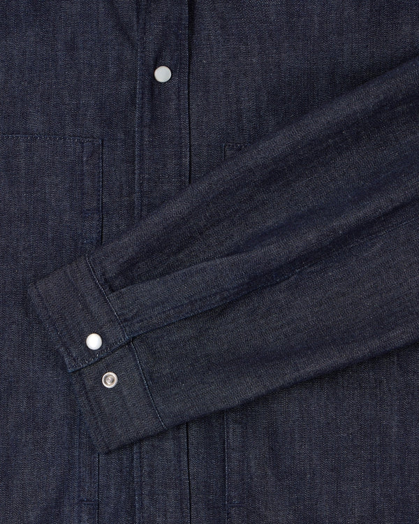 EDWIN - WORKMAN SHIRT LS (BLUE RINSED)