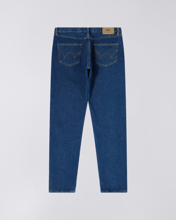 EDWIN - REGULAR TAPERED JEANS BLUE MID USED