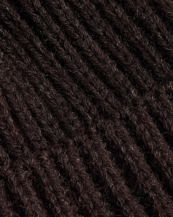 CAFE MOUNTAIN - WOOL TOQUE BEANIE EARTH BROWN