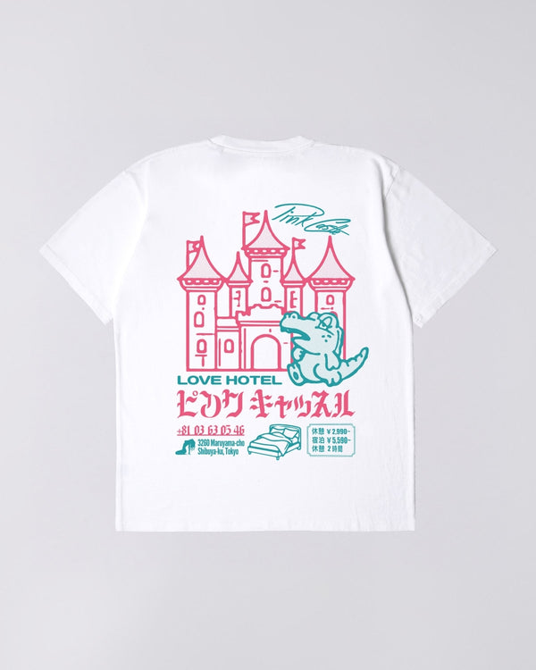 EDWIN - PINK CASTLE T-SHIRT WHITE