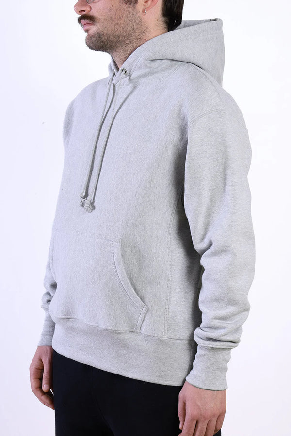 POWER GOODS - SUPER WEIGHT HOODIE HEATHER GREY