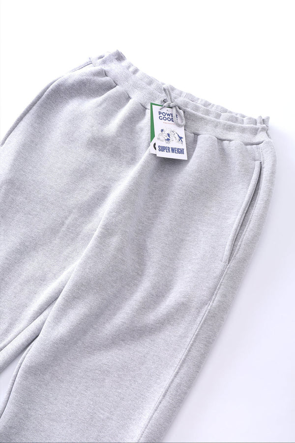 POWER GOODS - SUPER WEIGHT SWEATPANTS HEATHER GREY