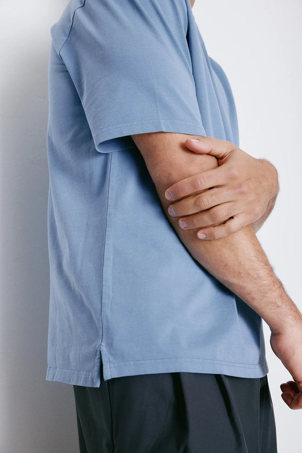 UNFEIGNED - BASIC T SHIRT DUSTY BLUE