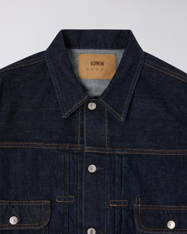 EDWIN - DENIM JACKET BLUE RINSED