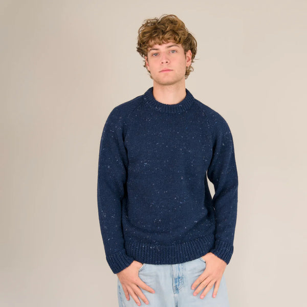 ORIGIN CHUNKY RAGLAN NEPP JUMPER (BLUE JOHN)