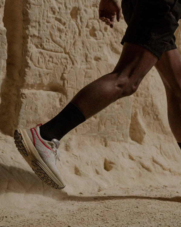 THE MERCER BRAND P22 VEGAN TRAIL RUNNING TRAINER SAND