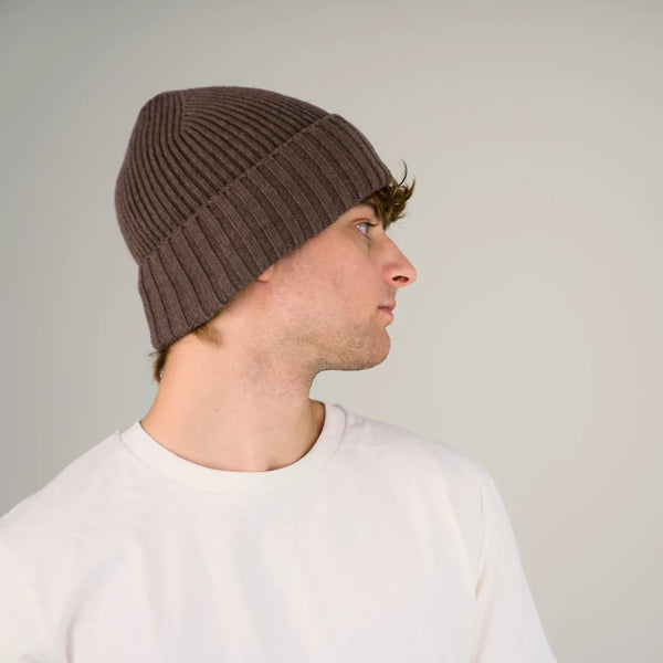 ORIGIN LAMBSWOOL FURROW BEANIE (WILDBEEST)