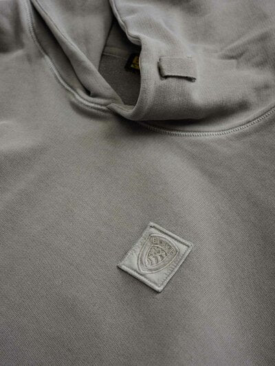 BLAUER - ALBRIGHT CLOSED HOODED SWEATSHIRT GRIFFON GREY