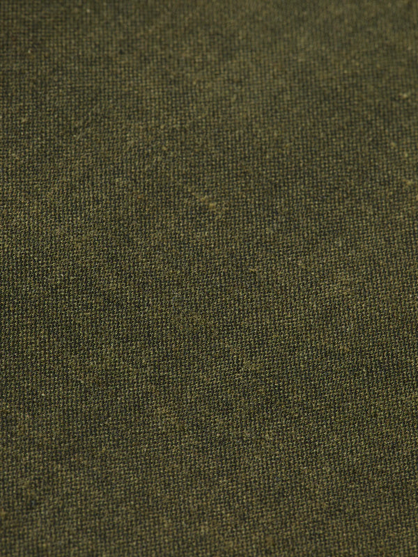 SCOTCH & SODA - OTIS LINEN-BLEND CHINO ARMY MELANGE