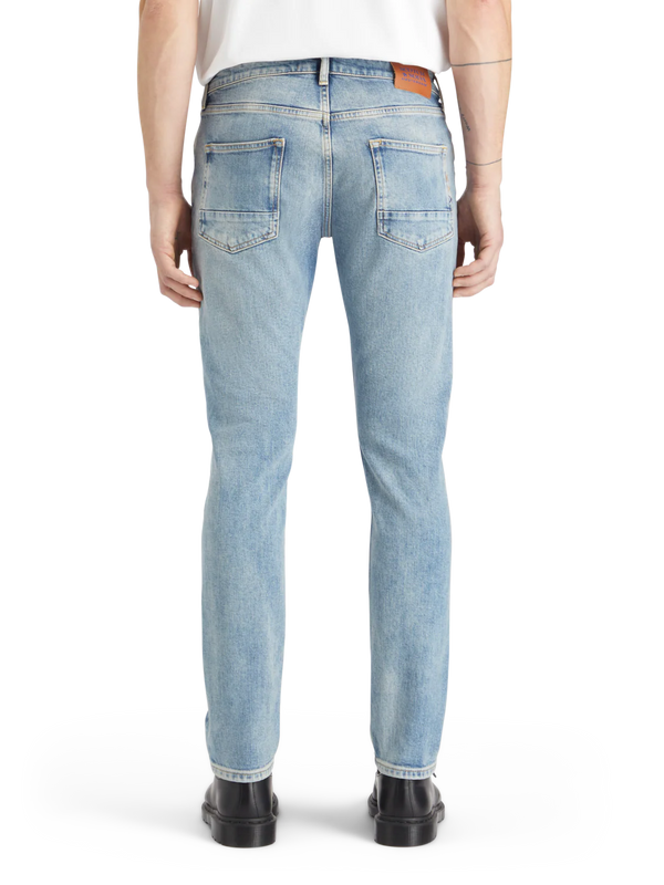 SCOTCH & SODA - ESSENTIALS RALSTON ORGANIC COTTON JEANS AQUA BLUE