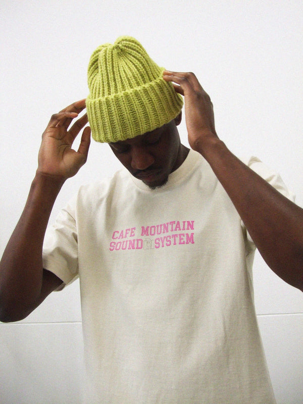 CAFE MOUNTAIN - WOOL TOQUE BEANIE GARDEN PEA