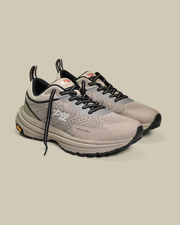 THE MERCER BRAND P22 VEGAN TRAIL RUNNING TRAINER BROWN