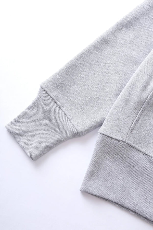 POWER GOODS - SUPER WEIGHT HOODIE HEATHER GREY