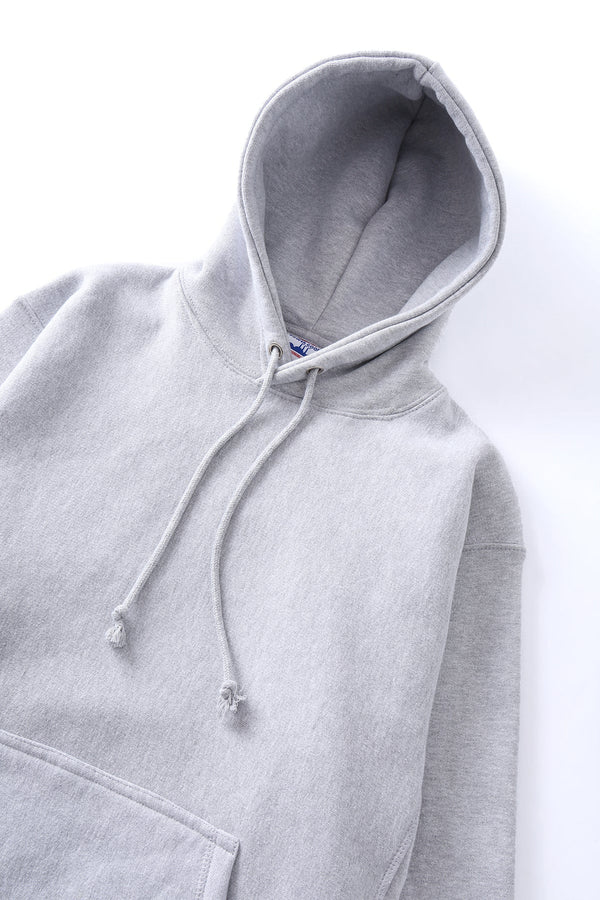 POWER GOODS - SUPER WEIGHT HOODIE HEATHER GREY