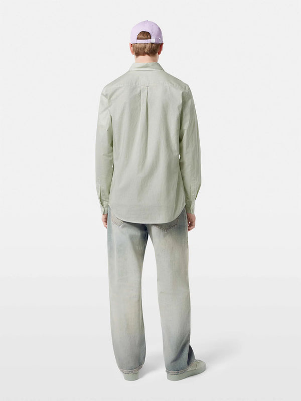 SCOTCH & SODA - REGULAR FIT STRIPED OXFORD SHIRT PISTACHIO STRIPE