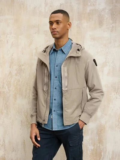 BLAUER - IRIDESCENT JACKET HARRY BEIGE