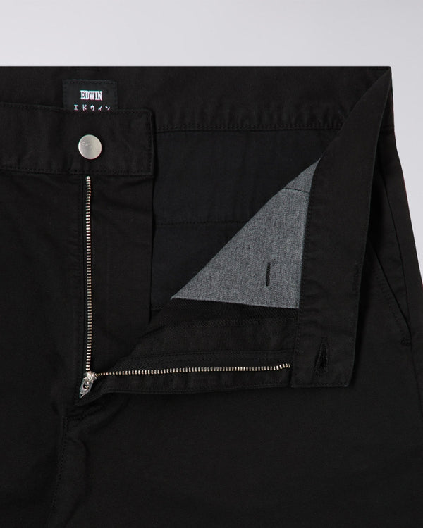 EDWIN - JAGA LOOSE PANT (BLACK GARMENT DYED)