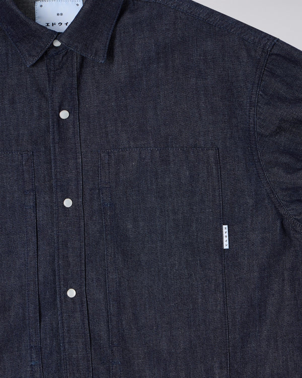 EDWIN - WORKMAN SHIRT LS (BLUE RINSED)