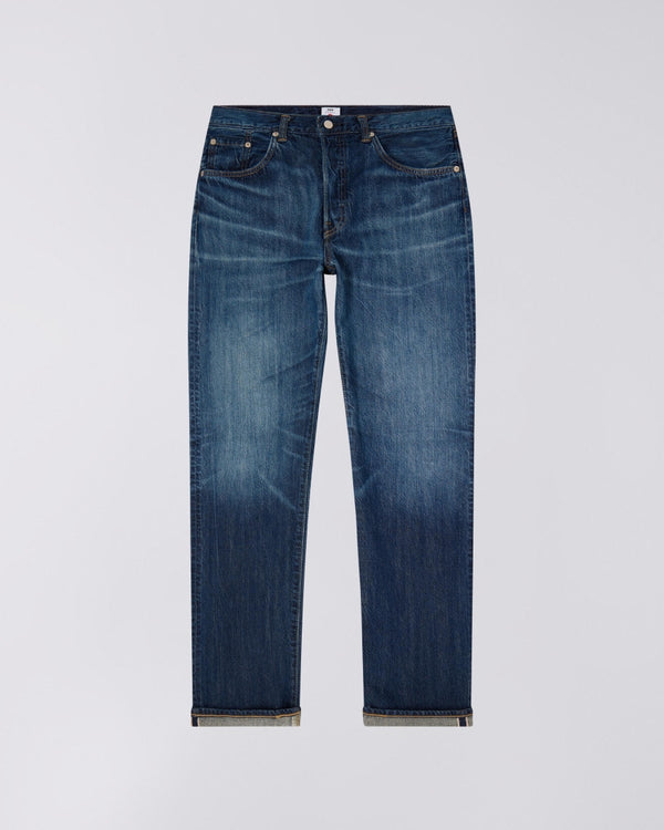 EDWIN - REGULAR TAPERED RED SELVAGE BLUE DARK USED