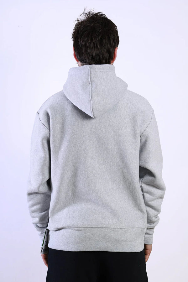 POWER GOODS - SUPER WEIGHT HOODIE HEATHER GREY