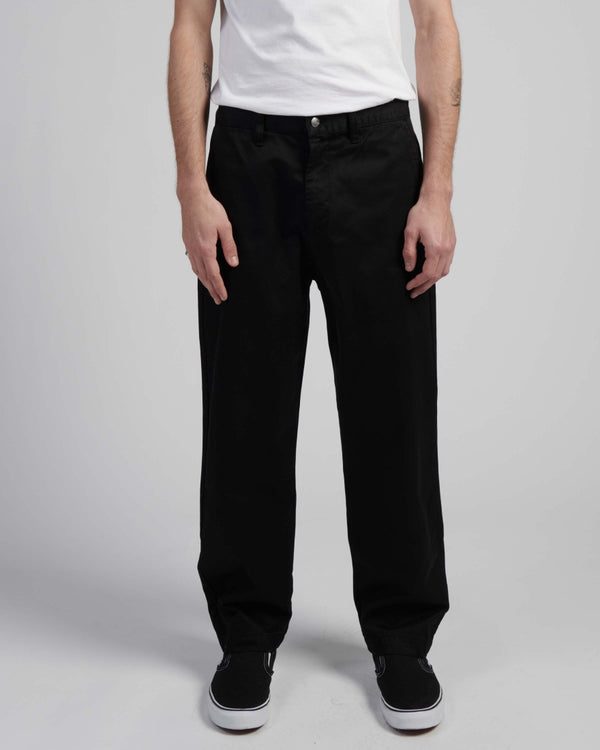 EDWIN - JAGA LOOSE PANT (BLACK GARMENT DYED)
