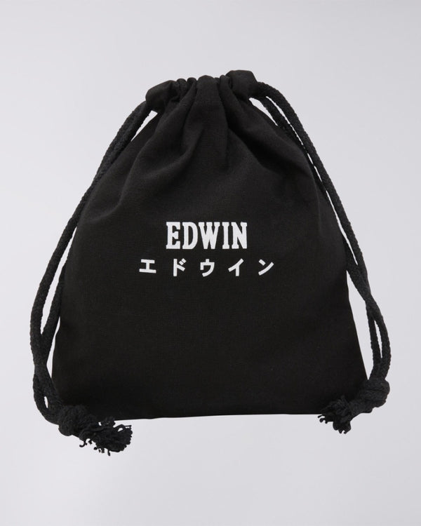EDWIN - EDWIN LEATHER BELT (BLACK)