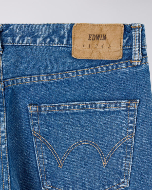 EDWIN - REGULAR TAPERED JEANS BLUE MID LIGHT USED