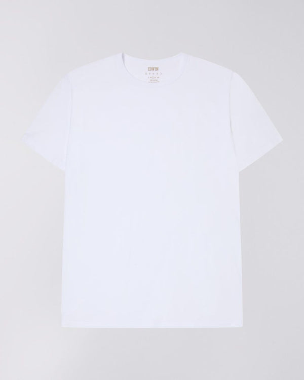 EDWIN - DOUBLE PACK T SHIRT WHITE