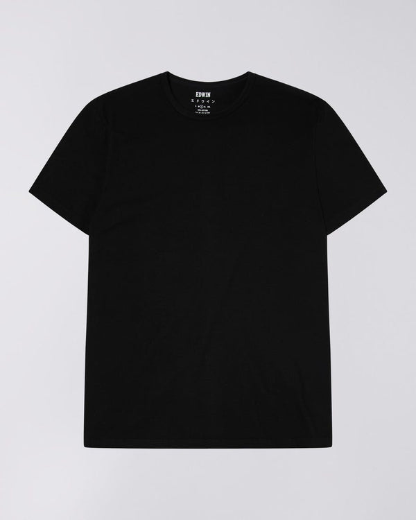 EDWIN - DOUBLE PACK T SHIRT BLACK