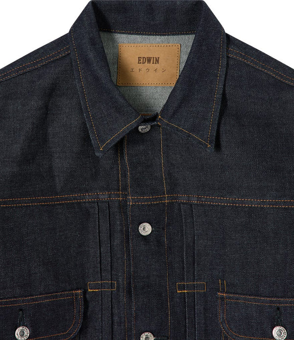 EDWIN - DENIM JACKET KURABO UNWASHED