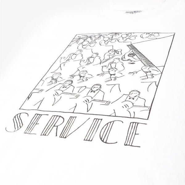 Service Works Bebop T-shirt White